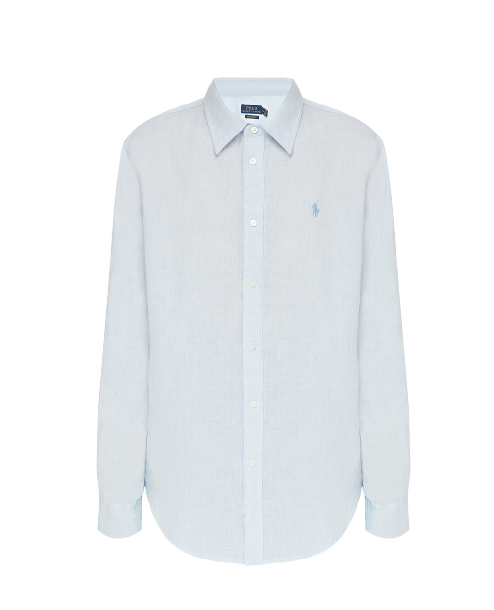 Льняная рубашка Polo Ralph Lauren 211827658007, голубой цвет • Купить в интернет-магазине Kameron
