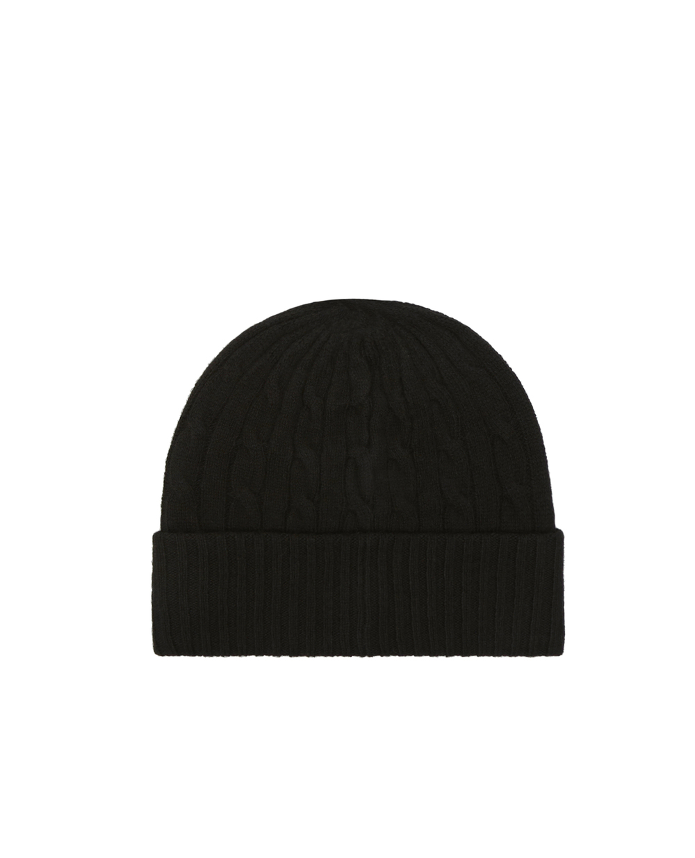 Вовняна шапка Polo Ralph Lauren 455858396001, чорний колір • Купити в інтернет-магазині Kameron