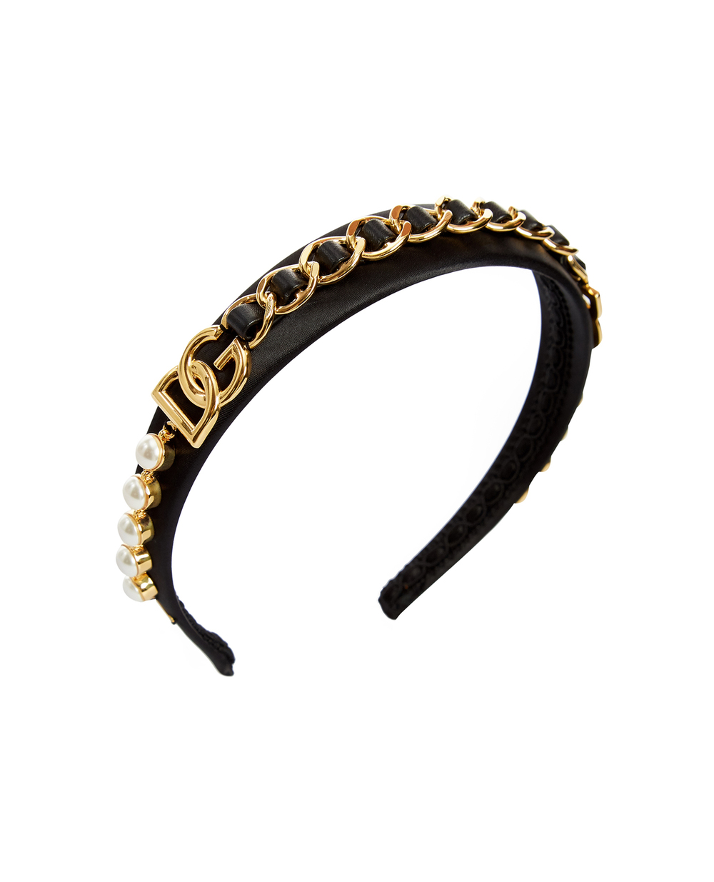 Обруч Dolce&Gabbana WHN6N3-W1111, черный цвет • Купить в интернет-магазине Kameron