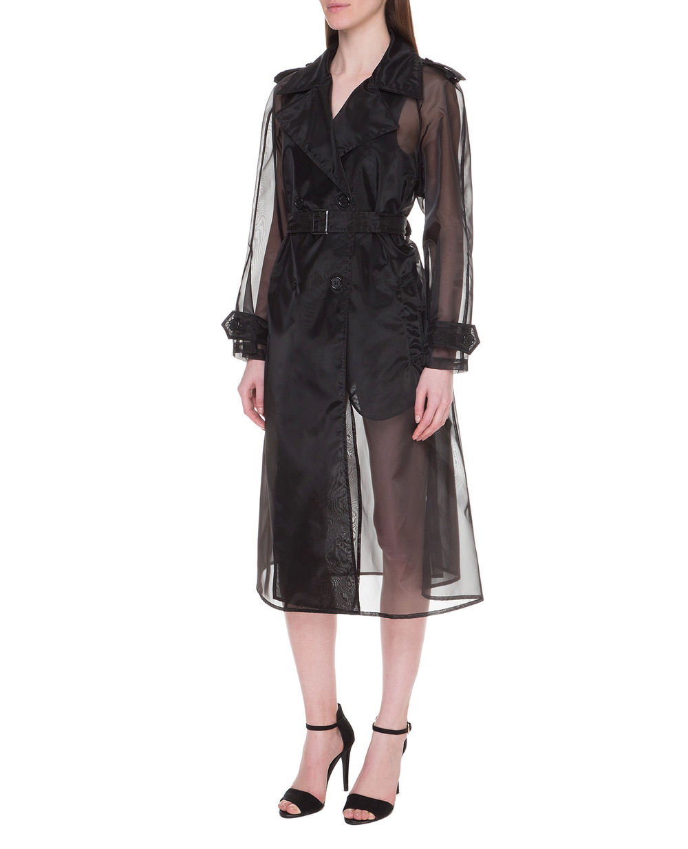 Тренч Dolce&Gabbana F0Z59T-FUMG9, чорний колір • Купити в інтернет-магазині Kameron