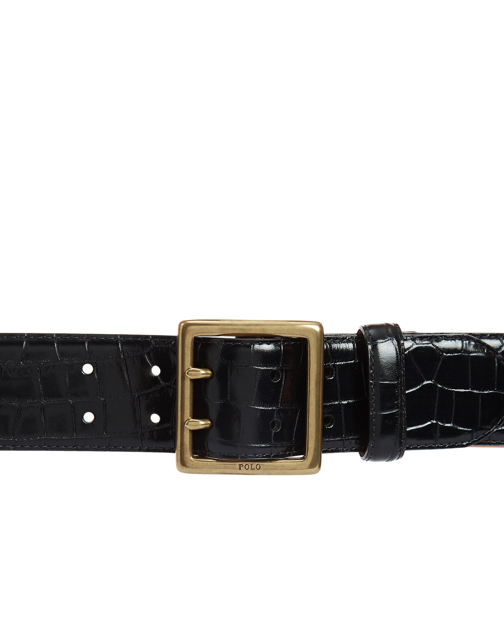 Кожаный ремень Polo Ralph Lauren 429773500001, черный цвет • Купить в интернет-магазине Kameron