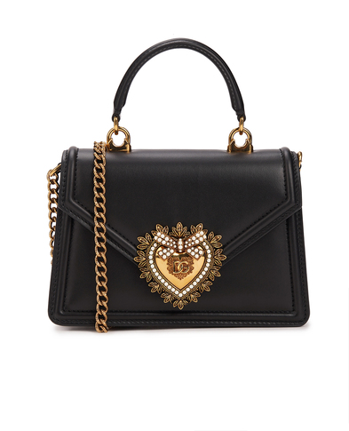 Dolce&Gabbana Шкіряна сумка Devotion Small - Артикул: BB6711-AV893