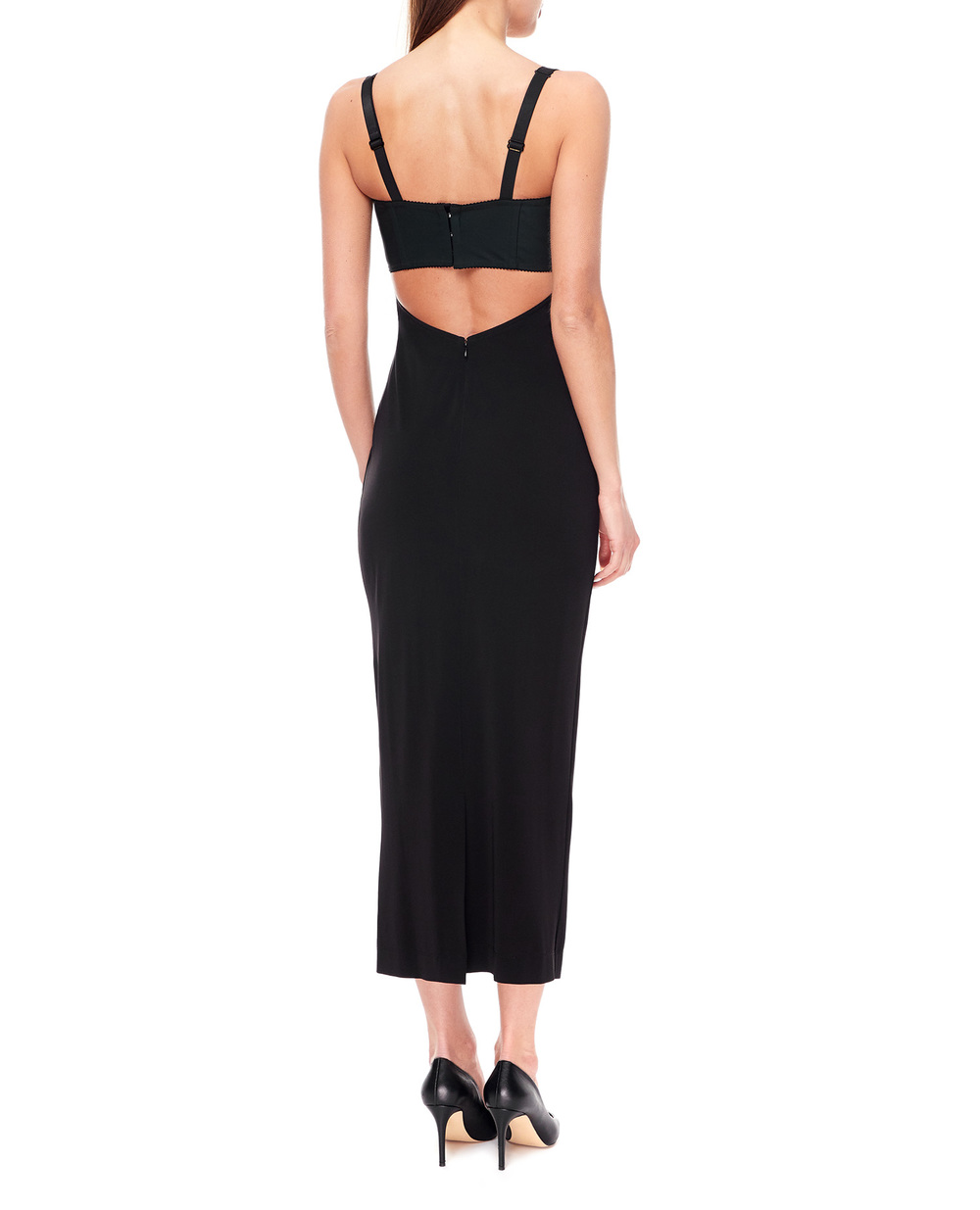 Платье Dolce&Gabbana F6CLJT-FURLZ, черный цвет • Купить в интернет-магазине Kameron