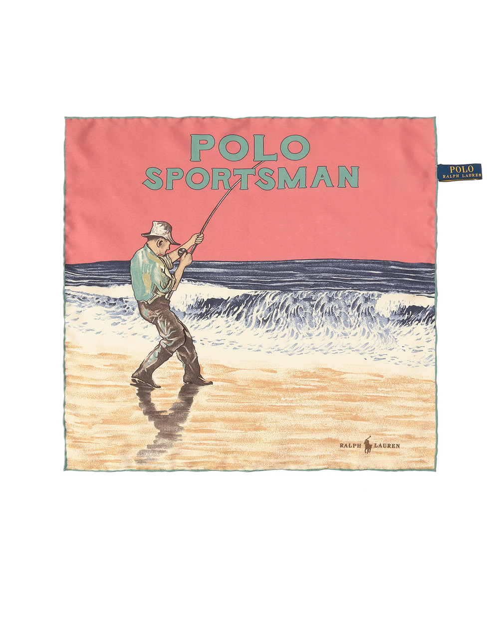 Шелковый платок Polo Ralph Lauren 712746538002, разноцветный цвет • Купить в интернет-магазине Kameron