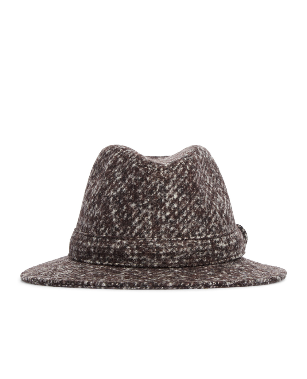 Шерстяная шляпа Dolce&Gabbana FH511A-FMMFV, коричневый цвет • Купить в интернет-магазине Kameron