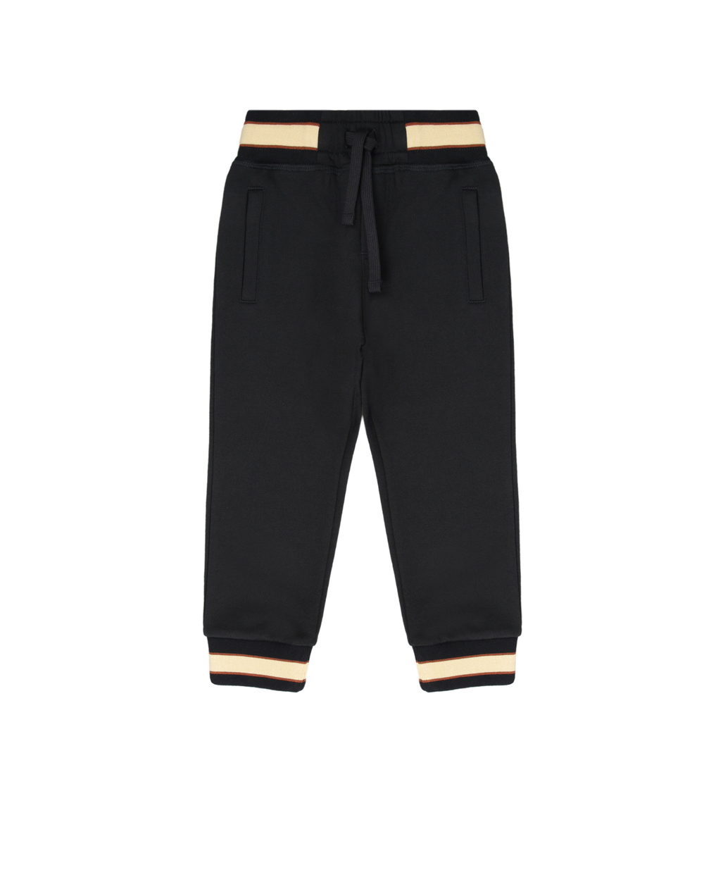 Спортивні брюки Dolce&Gabbana Kids L4JPBU-G7XJS-B, чорний колір • Купити в інтернет-магазині Kameron