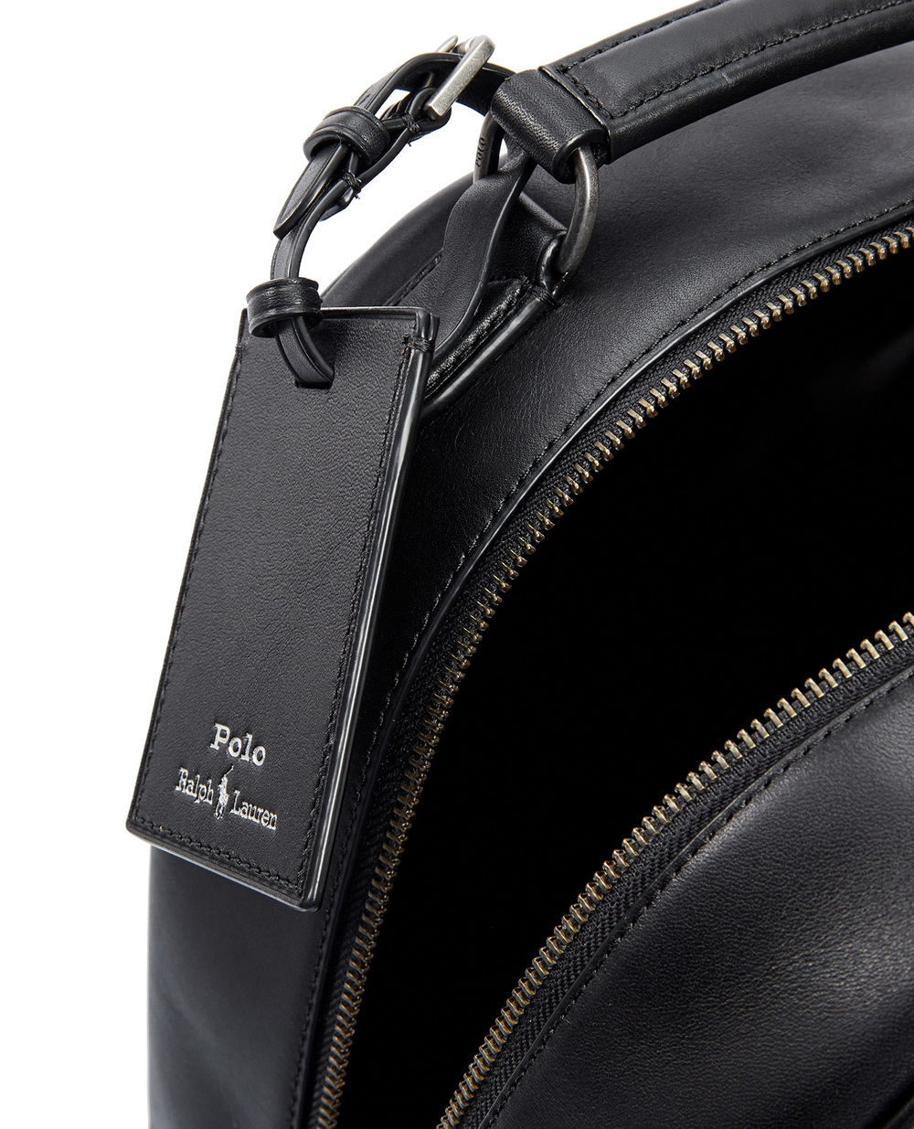 Кожаный рюкзак Polo Ralph Lauren 405803910001, черный цвет • Купить в интернет-магазине Kameron