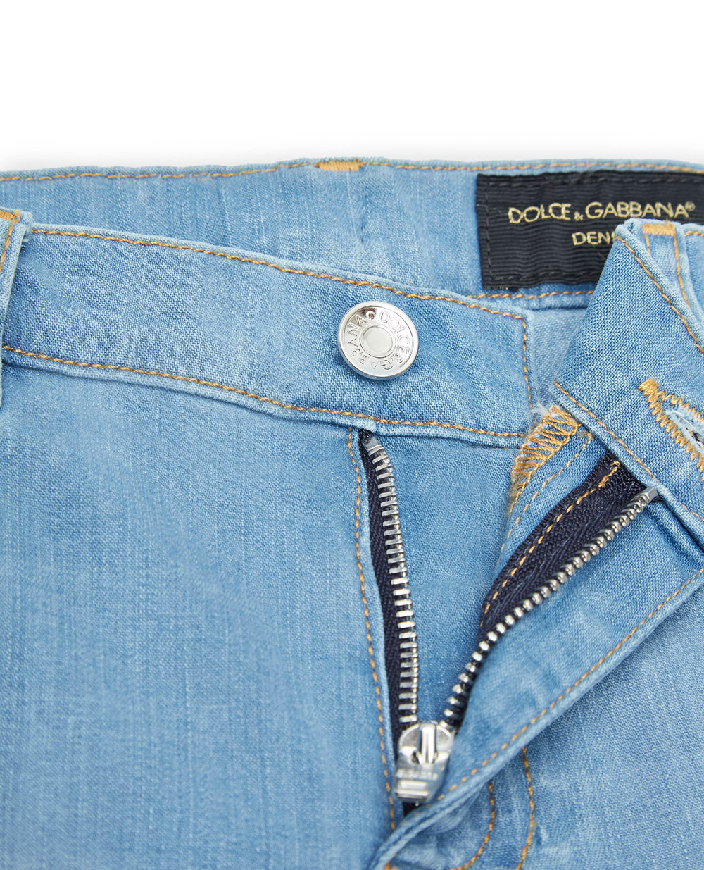 Джинсові шорти Dolce&Gabbana Kids L12Q36-LD879, блакитний колір • Купити в інтернет-магазині Kameron