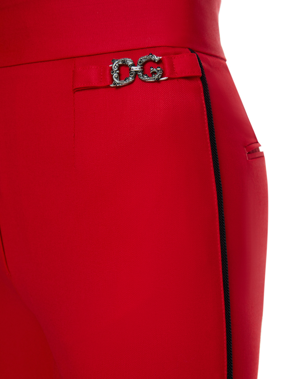 Вовняні штани Dolce&Gabbana FTBU1T-FUBE7, красный колір • Купити в інтернет-магазині Kameron