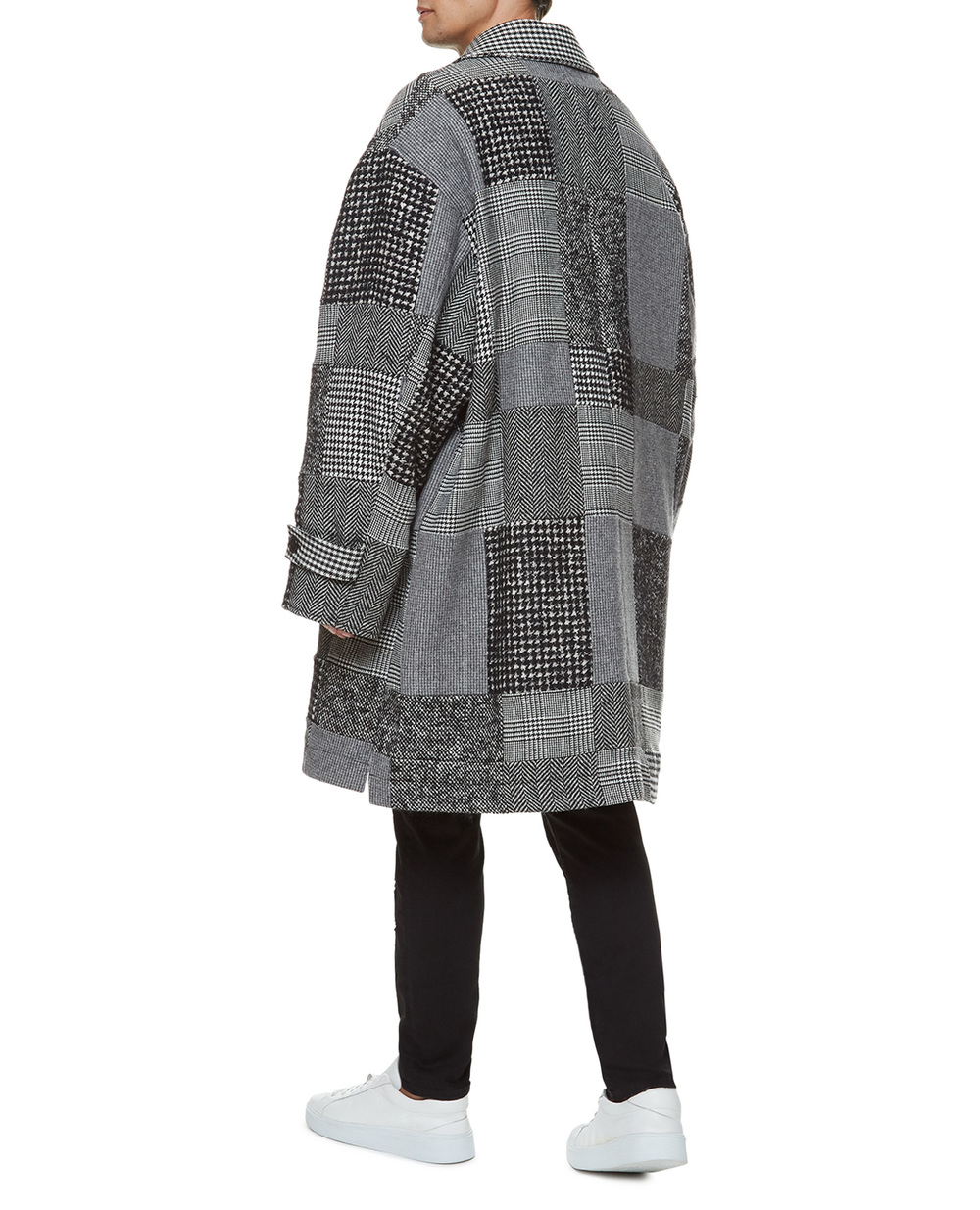 Вовняне пальто Dolce&Gabbana G029KT-GET30, сірий колір • Купити в інтернет-магазині Kameron