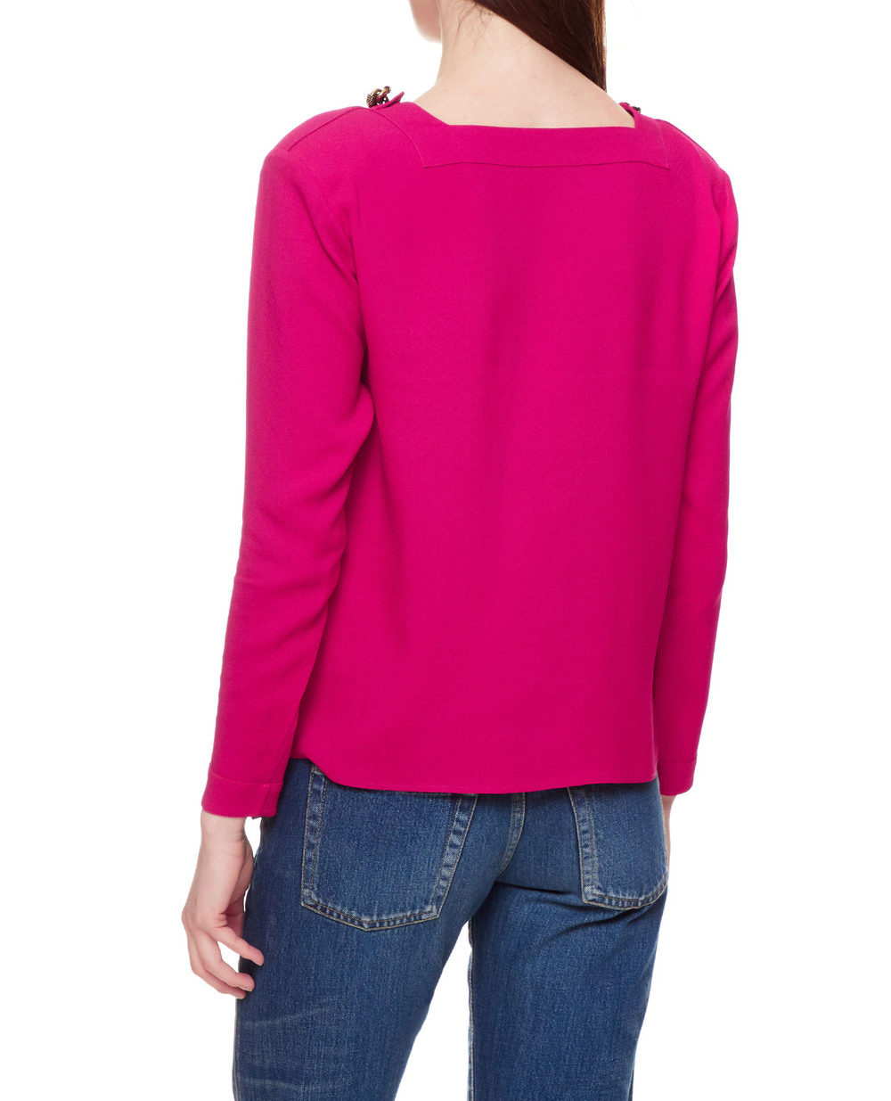Блуза Saint Laurent 679264-Y059W, розовый цвет • Купить в интернет-магазине Kameron