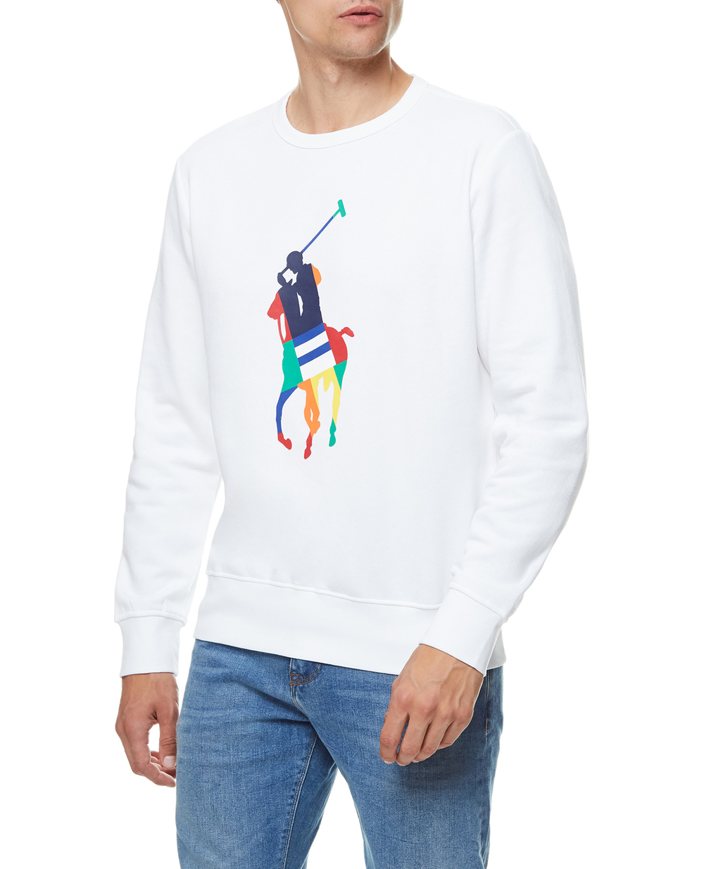 Світшот Polo Ralph Lauren 710845188001, білий колір • Купити в інтернет-магазині Kameron