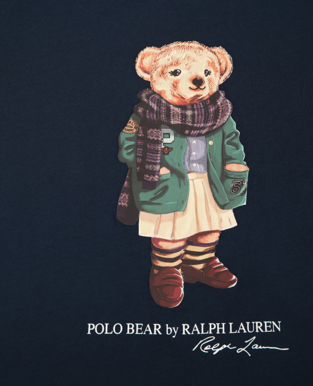 Детская футболка Polo Bear Polo Ralph Lauren Kids 313799106002, синий цвет • Купить в интернет-магазине Kameron
