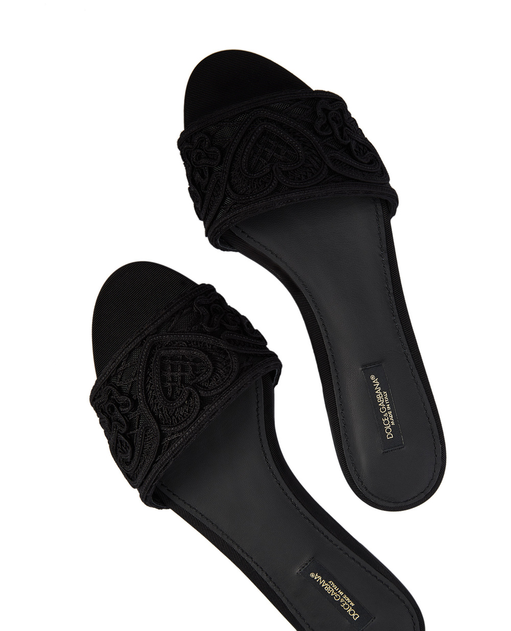 Мюлі Dolce&Gabbana CQ0408-AX385, чорний колір • Купити в інтернет-магазині Kameron