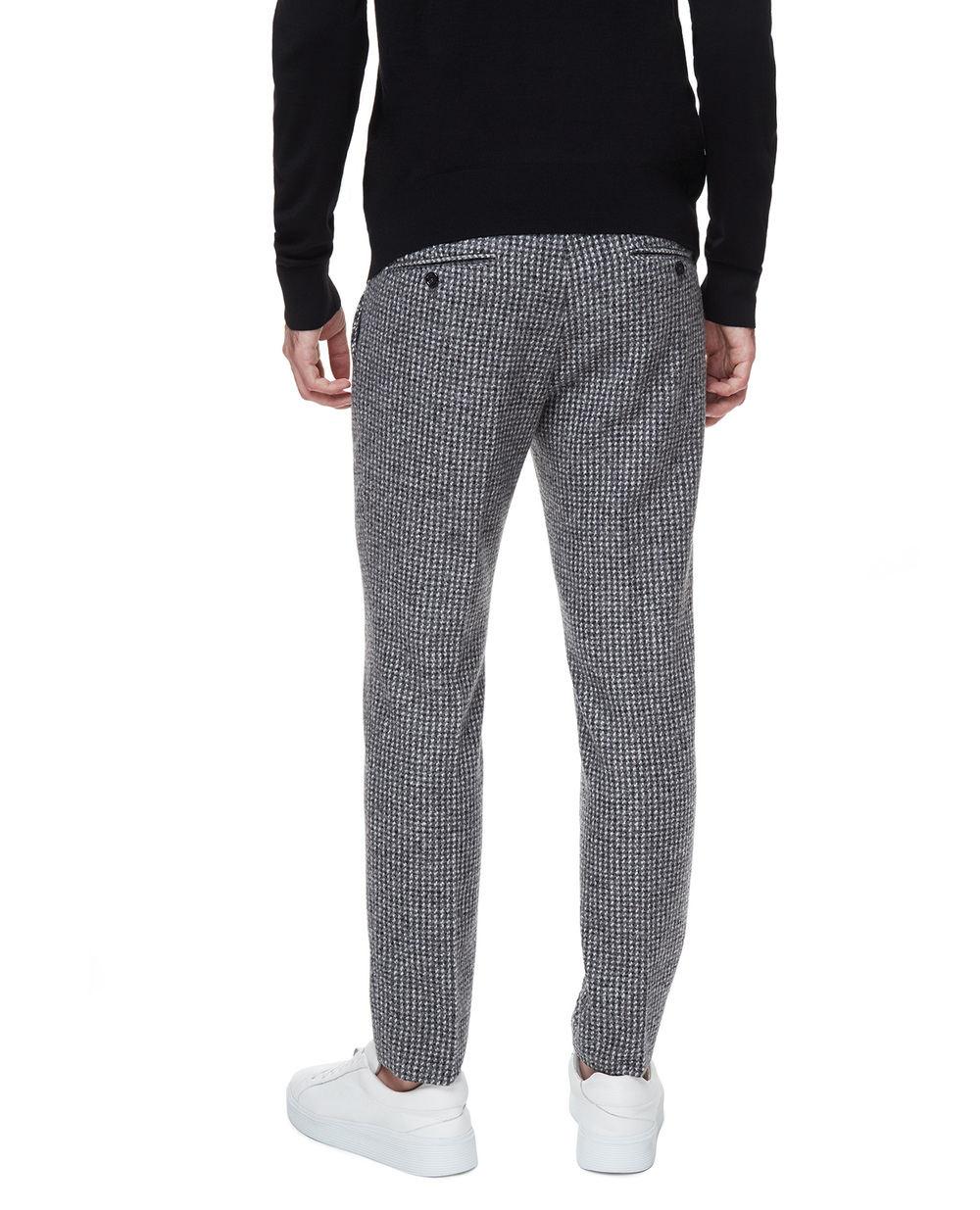 Вовняні штани Dolce&Gabbana GY6IET-FMMFZ, сірий колір • Купити в інтернет-магазині Kameron