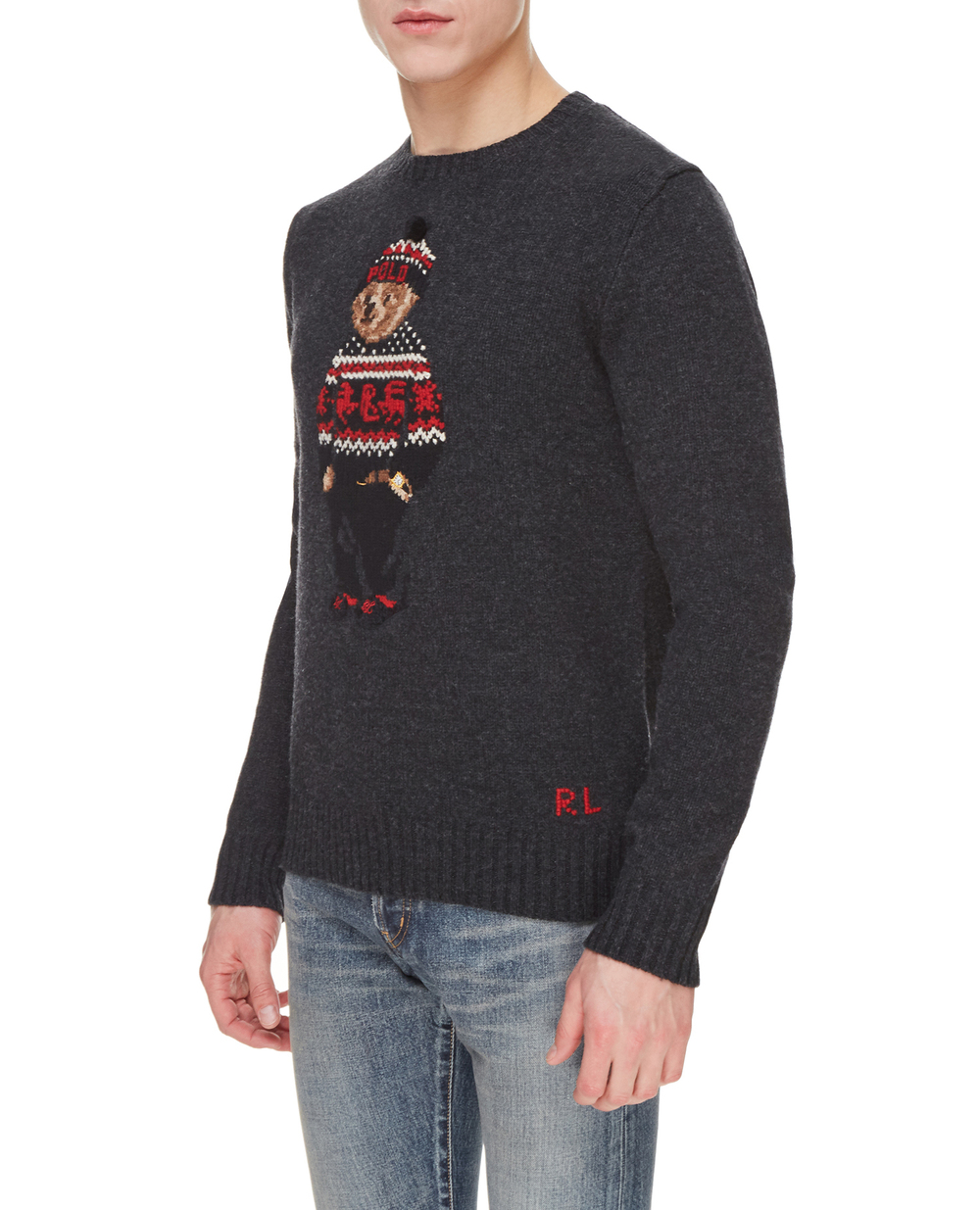 Вовняний светр Polo Ralph Lauren 710822540001, сірий колір • Купити в інтернет-магазині Kameron