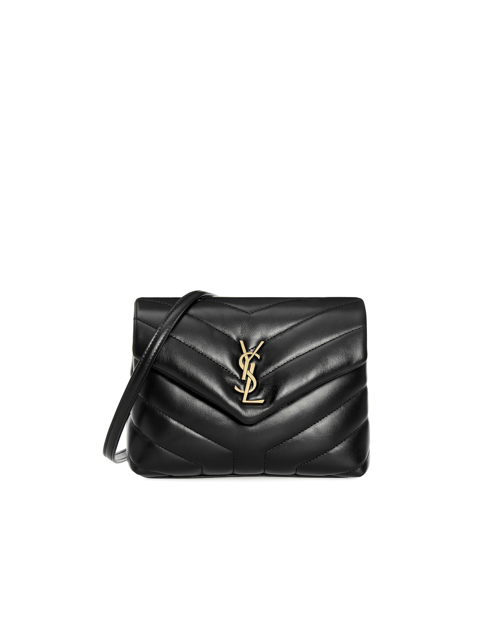 Шкіряна сумка Loulou Toy Saint Laurent 678401-DV707, чорний колір • Купити в інтернет-магазині Kameron