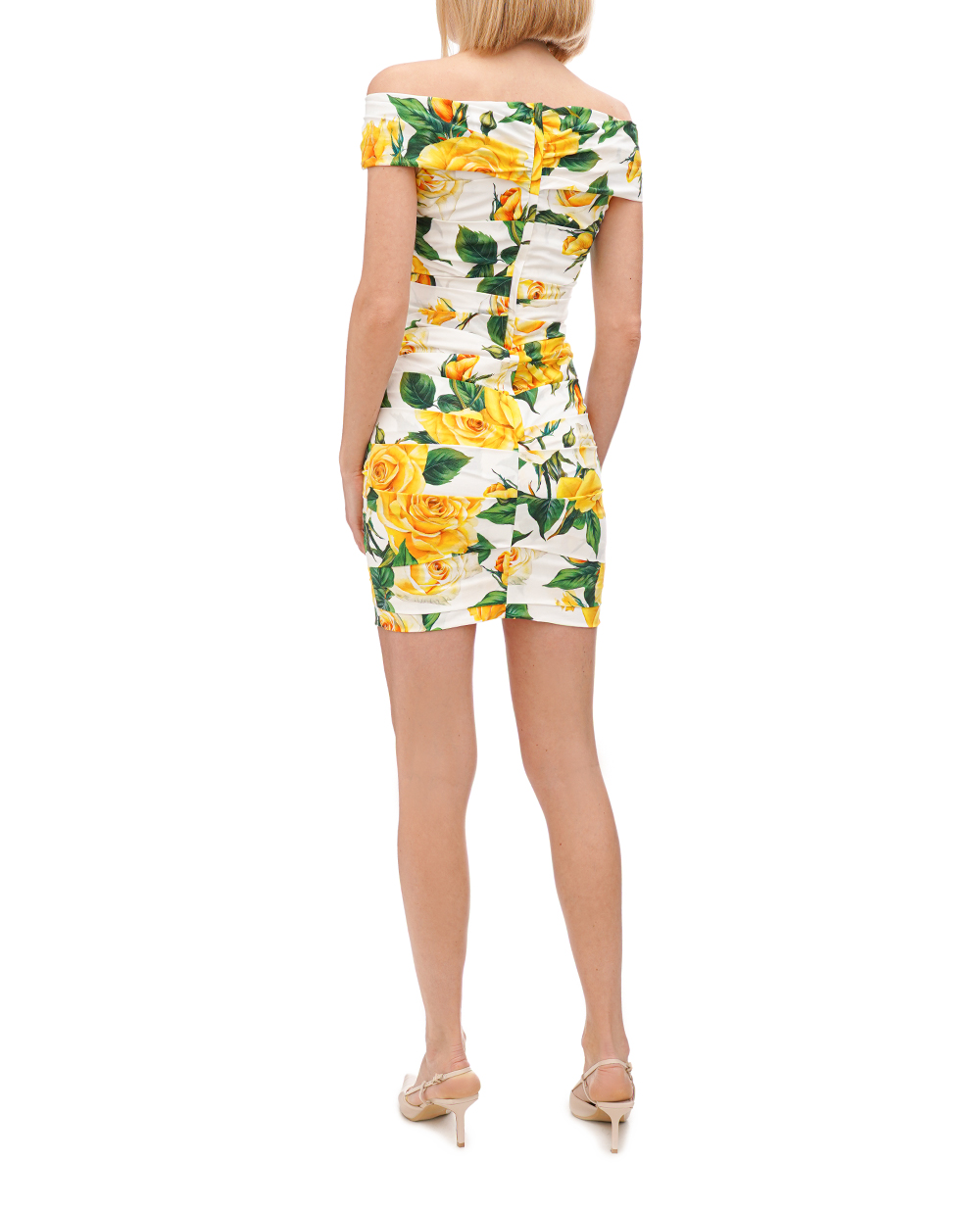 Сукня Dolce&Gabbana F6AHNT-FSEHW, жовтий колір • Купити в інтернет-магазині Kameron
