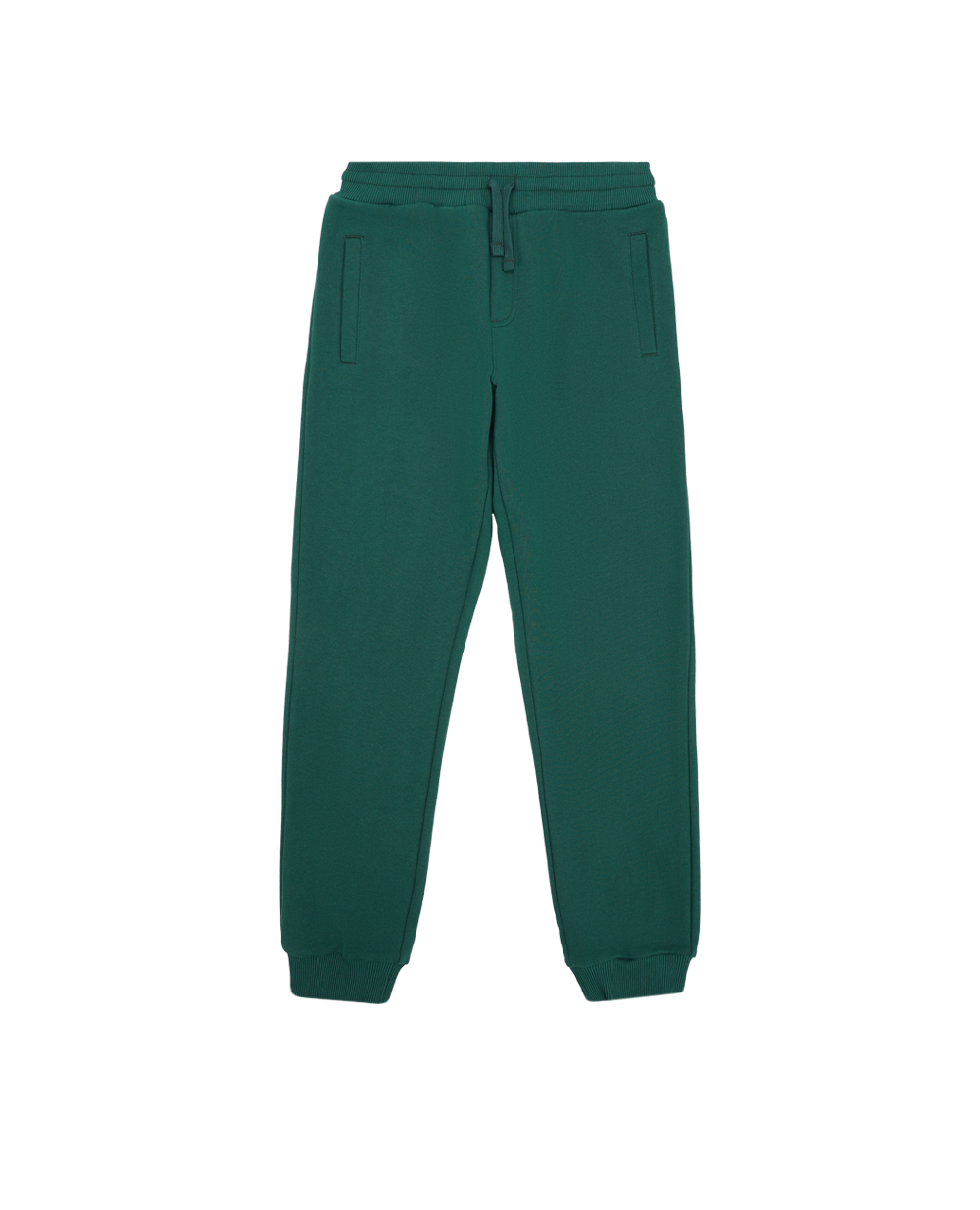 Детские спортивные брюки (костюм) Dolce&Gabbana Kids L4JPT0-G7M4R-B, зеленый цвет • Купить в интернет-магазине Kameron