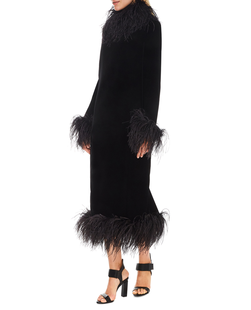 Платье Saint Laurent 658536-Y525R, черный цвет • Купить в интернет-магазине Kameron
