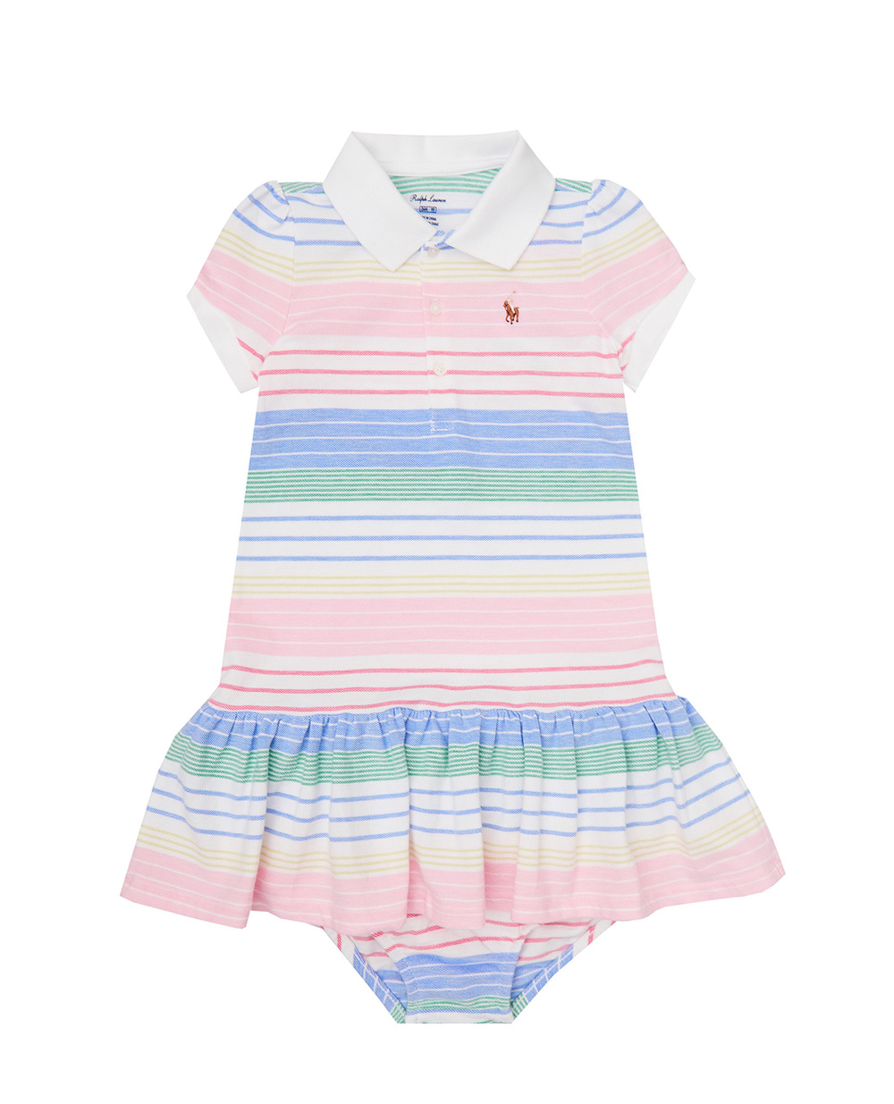 Платье  Polo Ralph Lauren Kids 310833392001, разноцветный цвет • Купить в интернет-магазине Kameron