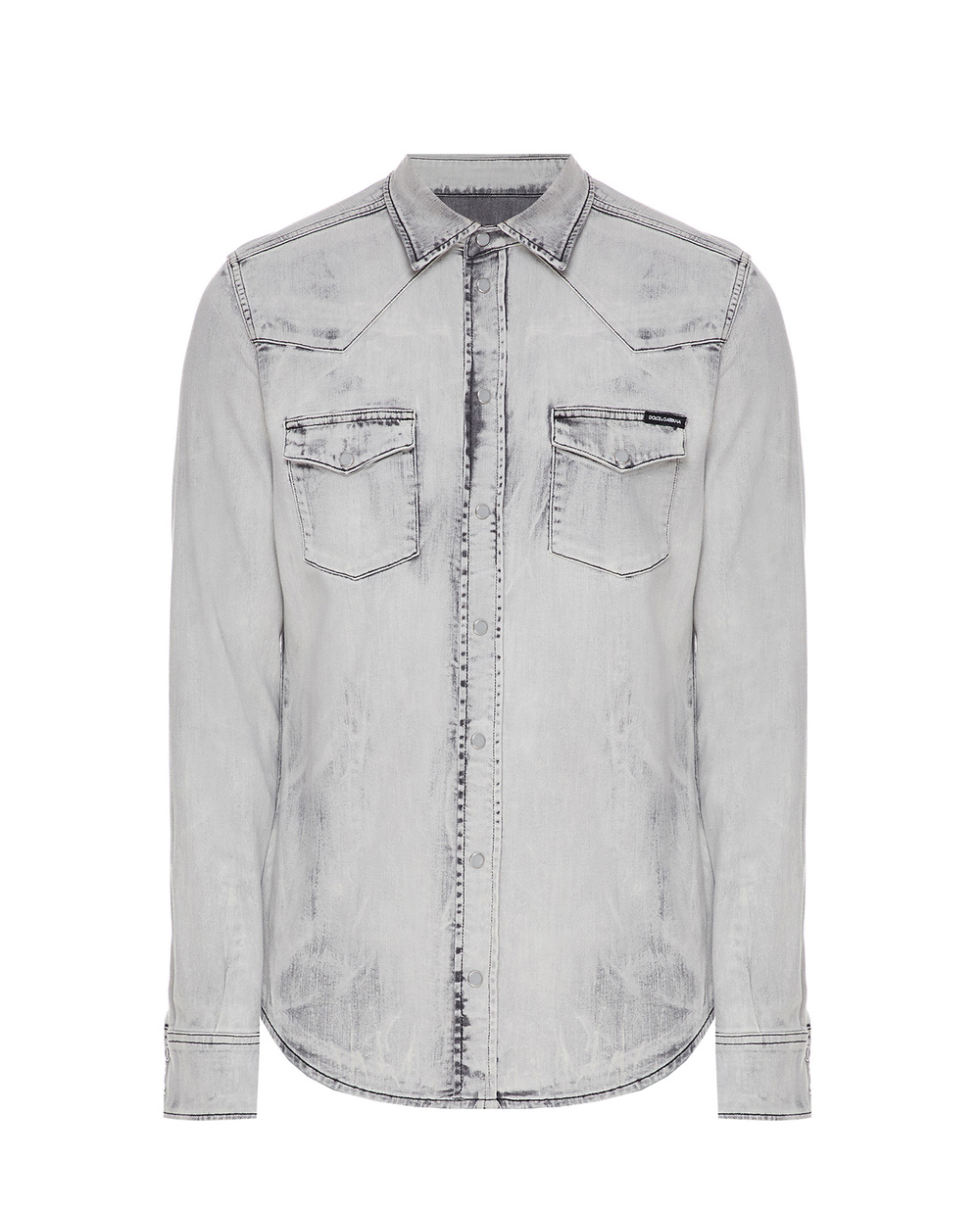 Джинсовая рубашка Dolce&Gabbana G5EX7D-G8DM1, серый цвет • Купить в интернет-магазине Kameron