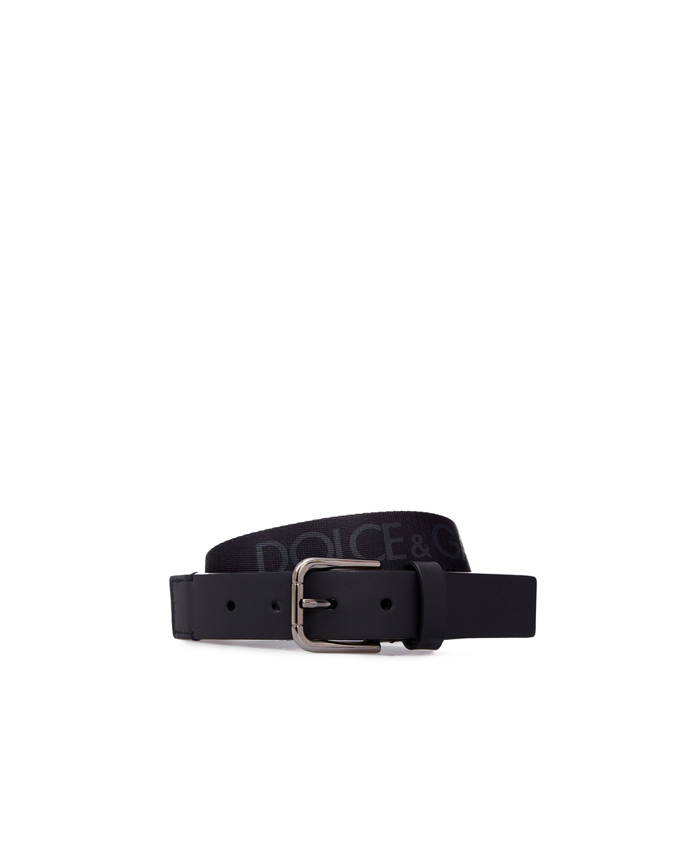 Дитячий шкіряний ремінь Dolce&Gabbana Kids EC0055-AK692, чорний колір • Купити в інтернет-магазині Kameron