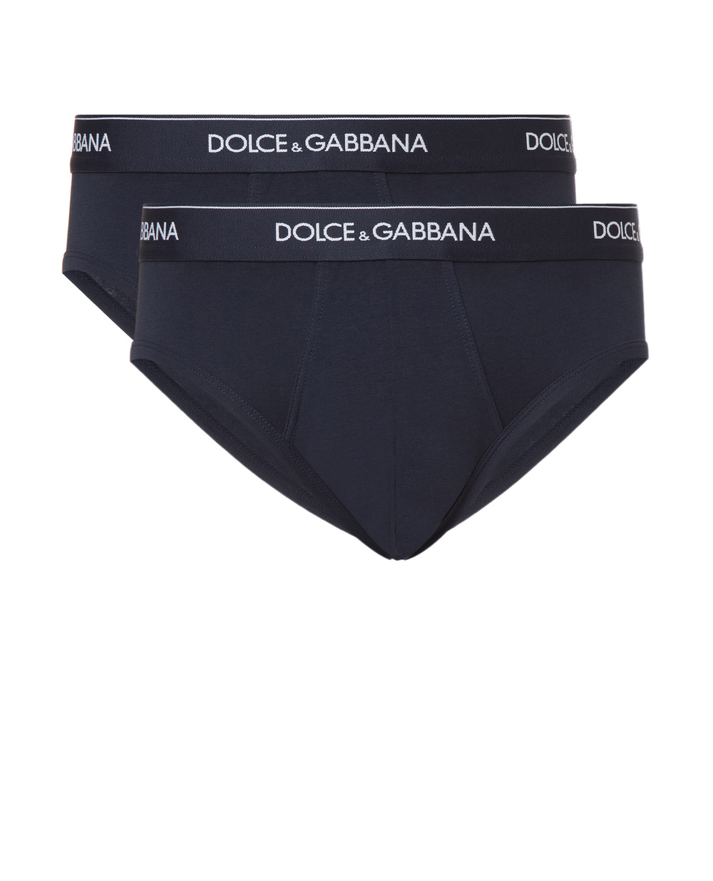 Брифы (2 шт) Dolce&Gabbana N9A03J-FUGIW, синий цвет • Купить в интернет-магазине Kameron