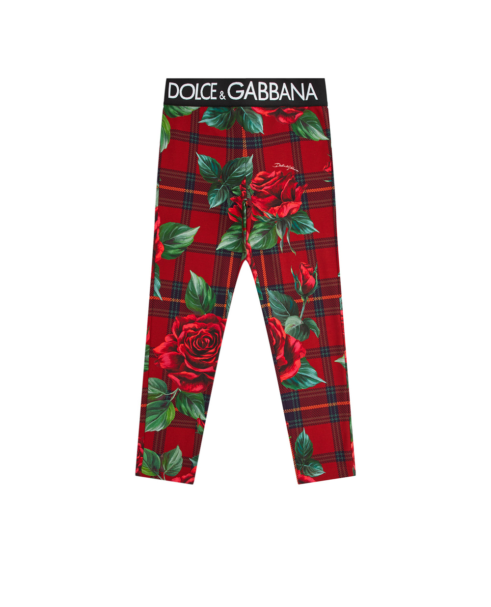 Детские леггинсы Dolce&Gabbana Kids L5JP3J-FSG7J-S, красный цвет • Купить в интернет-магазине Kameron