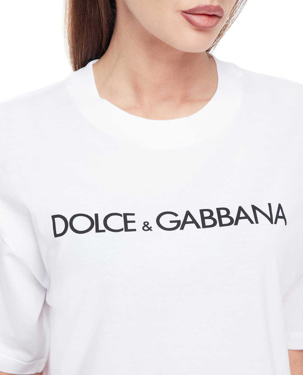 Футболка Dolce&Gabbana F8O48T-G7H4P, білий колір • Купити в інтернет-магазині Kameron