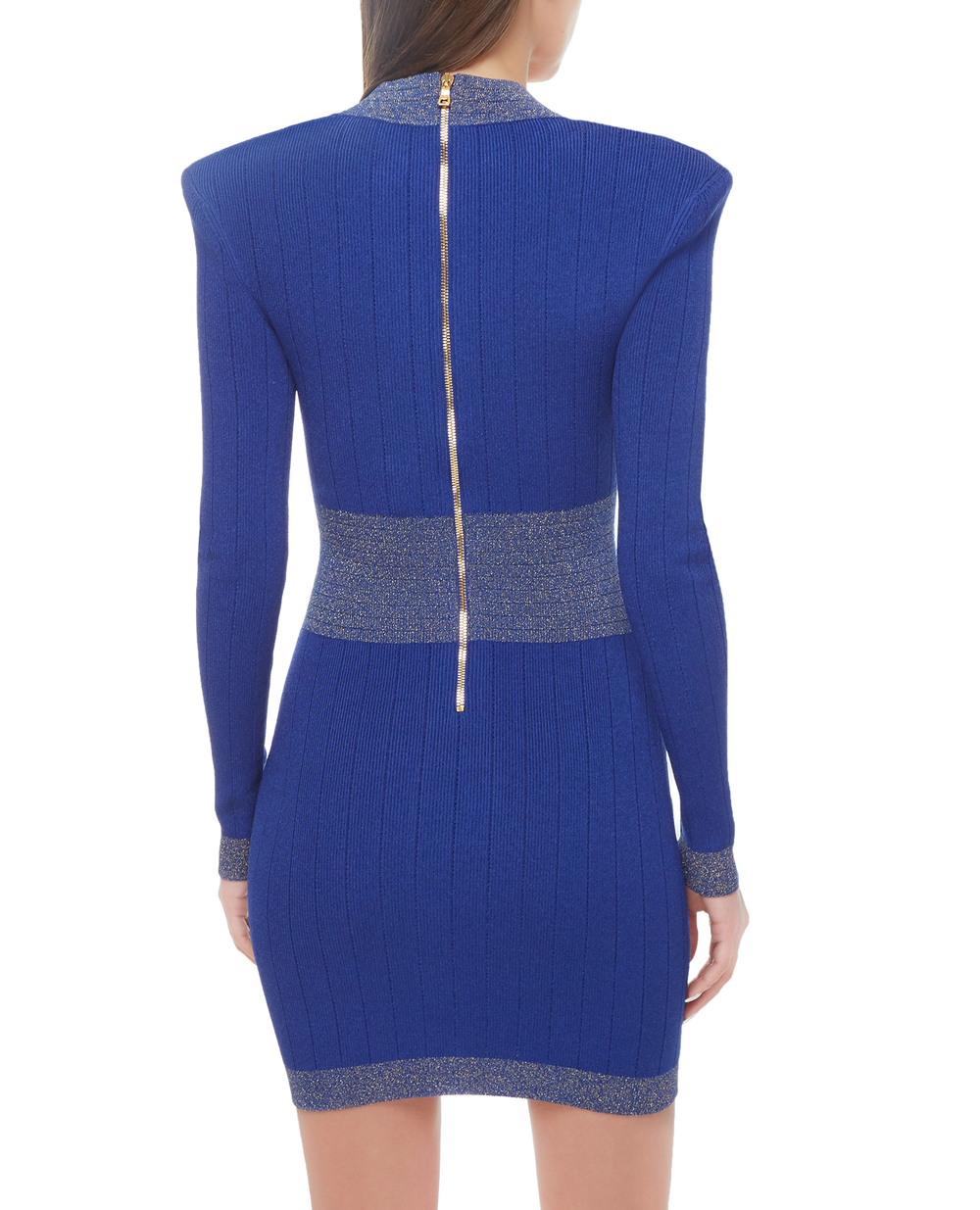 Платье Balmain AF1R8060KD74-S, синий цвет • Купить в интернет-магазине Kameron