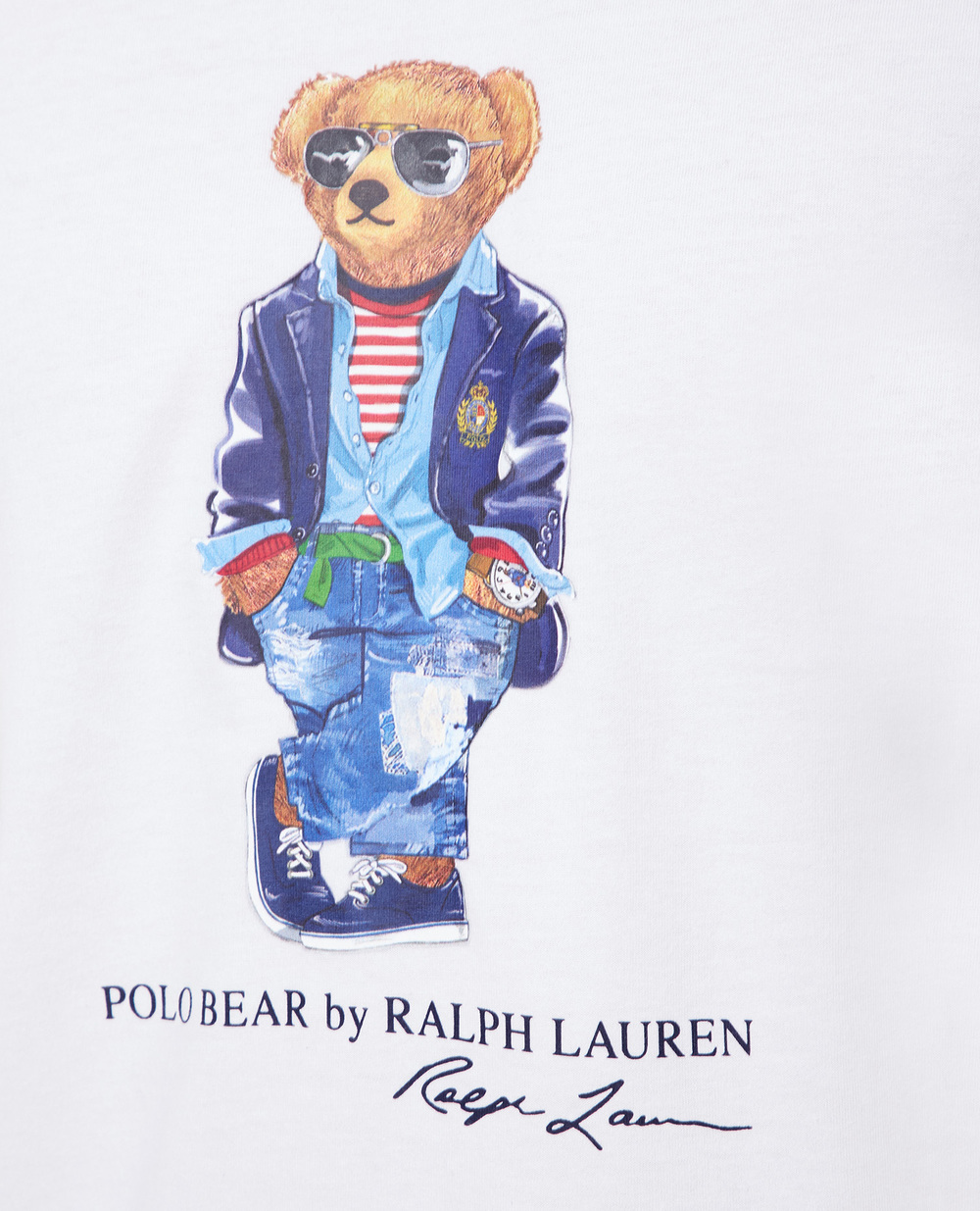 Футболка Polo Bear Polo Ralph Lauren 710853310021, белый цвет • Купить в интернет-магазине Kameron
