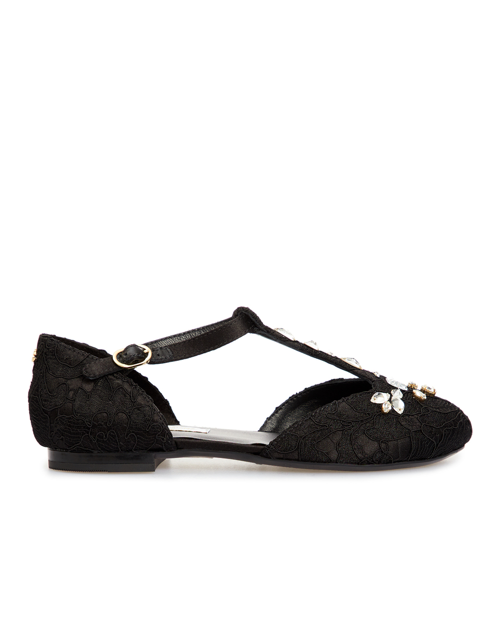Дитячі туфлі Dolce&Gabbana Kids D10927-AR329-M, чорний колір • Купити в інтернет-магазині Kameron