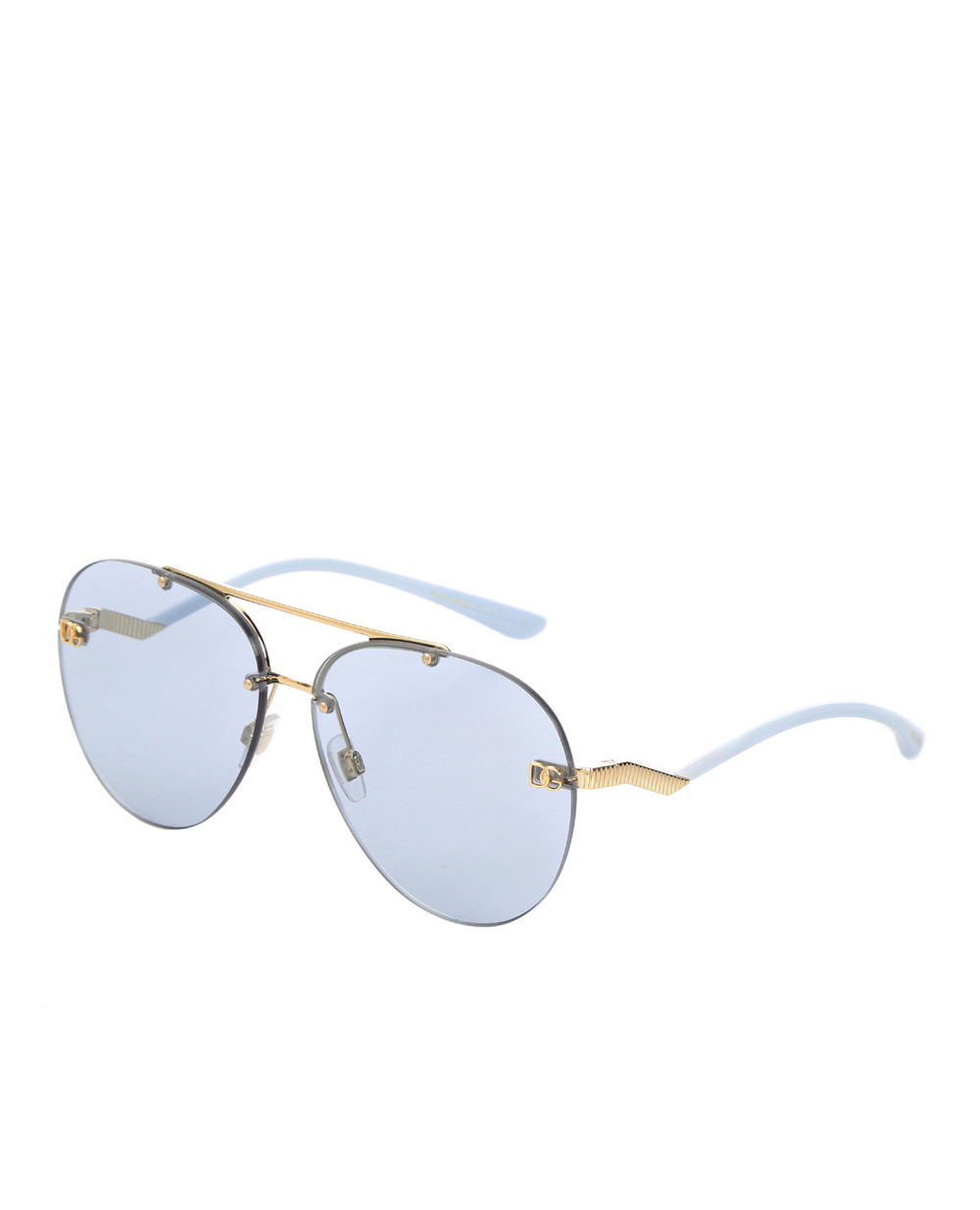 Солнцезащитные очки Dolce&Gabbana 227202/7261, голубой цвет • Купить в интернет-магазине Kameron