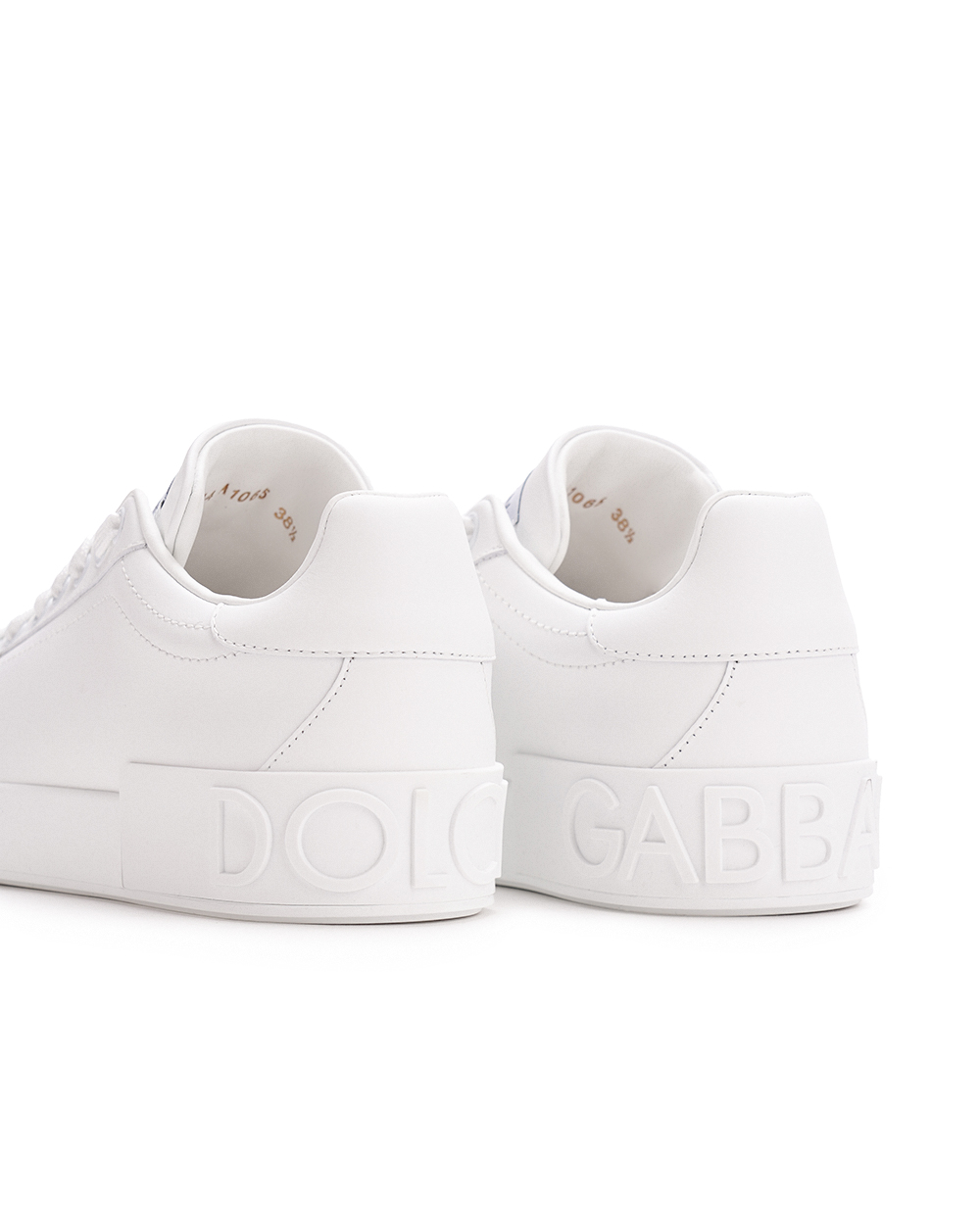 Шкіряні снікери Portofino Dolce&Gabbana CK1544-A1065, білий колір • Купити в інтернет-магазині Kameron
