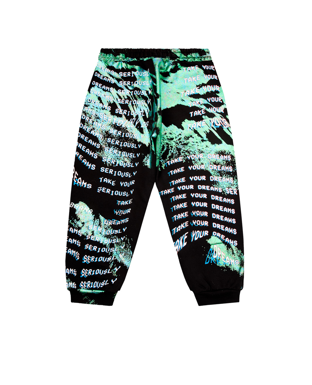 Детские спортивные брюки Dolce&Gabbana Kids L4JPDZ-G7BMH-B, черный цвет • Купить в интернет-магазине Kameron