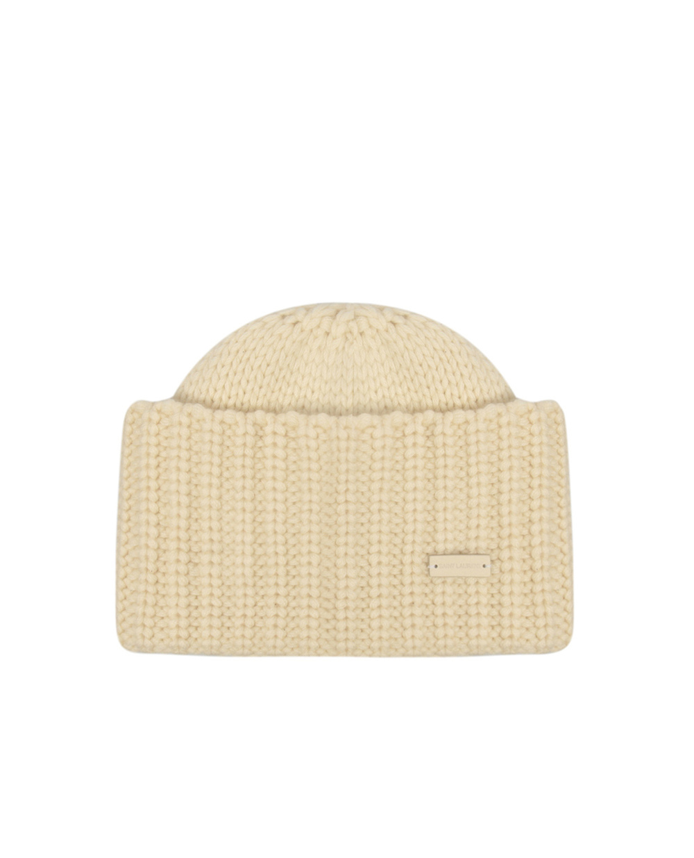 Кашемировая шапка Saint Laurent 629100-3Y205-, белый цвет • Купить в интернет-магазине Kameron