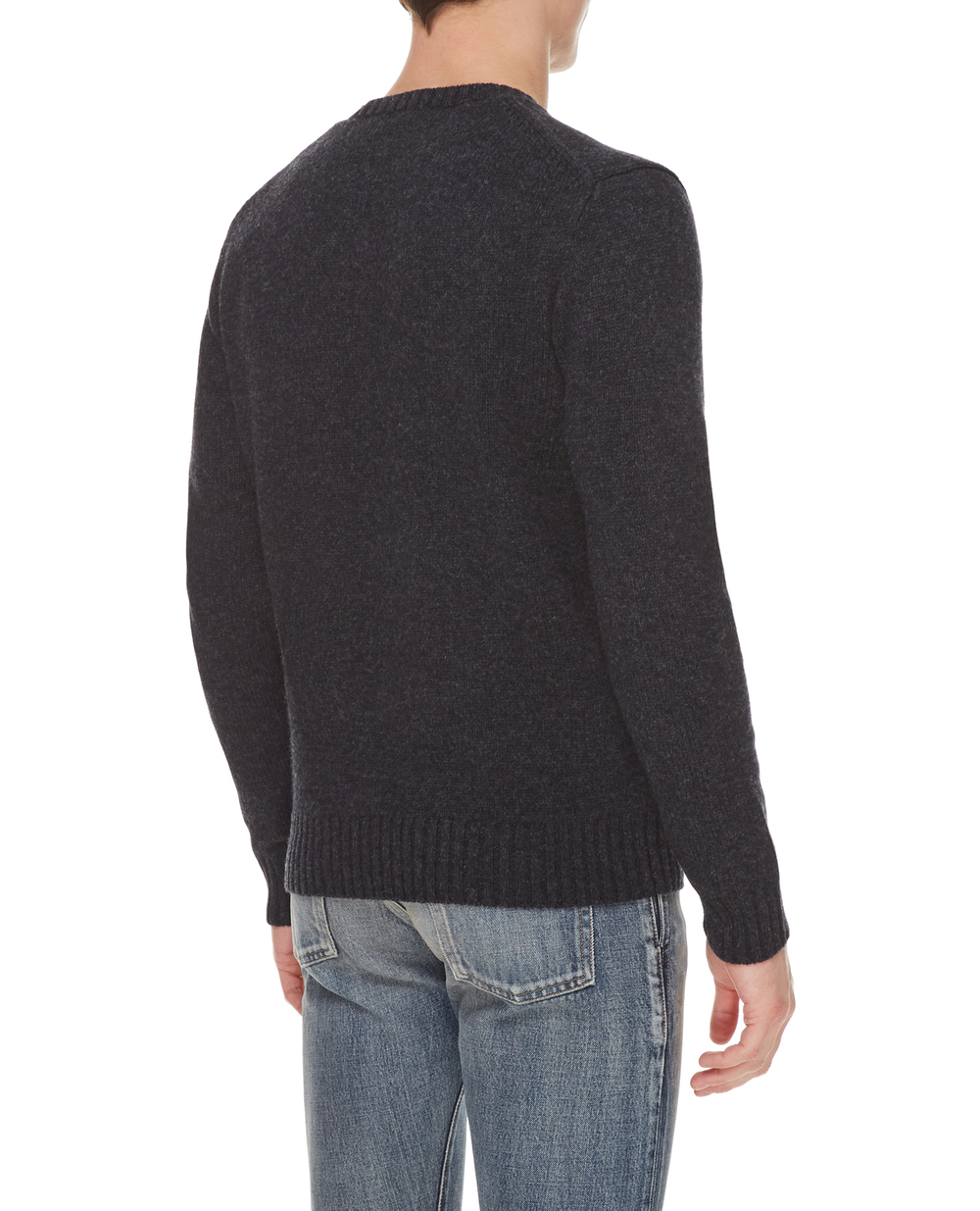 Шерстяной свитер Polo Ralph Lauren 710822540001, серый цвет • Купить в интернет-магазине Kameron