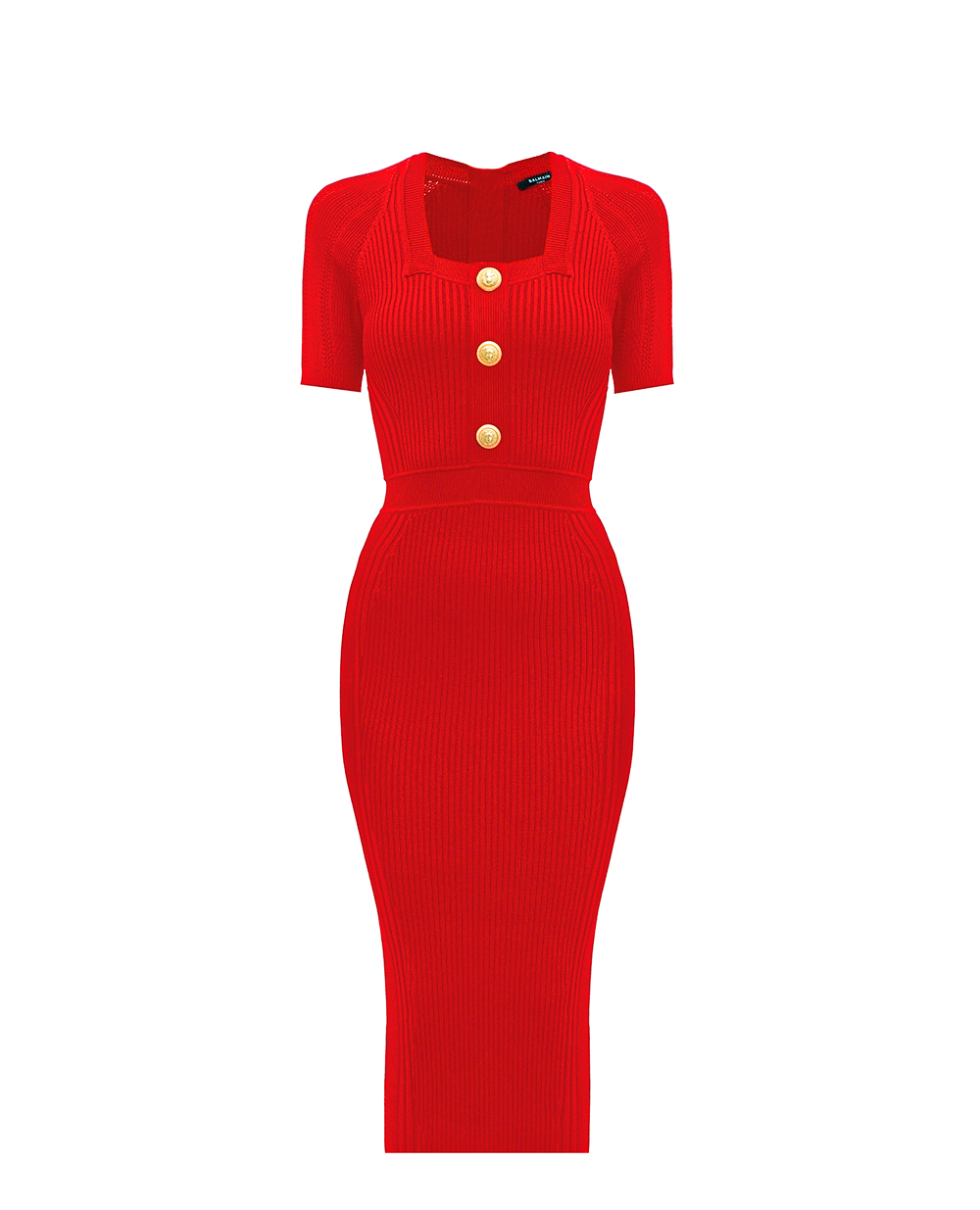 Платье Balmain BF1RK060KE18, красный цвет • Купить в интернет-магазине Kameron