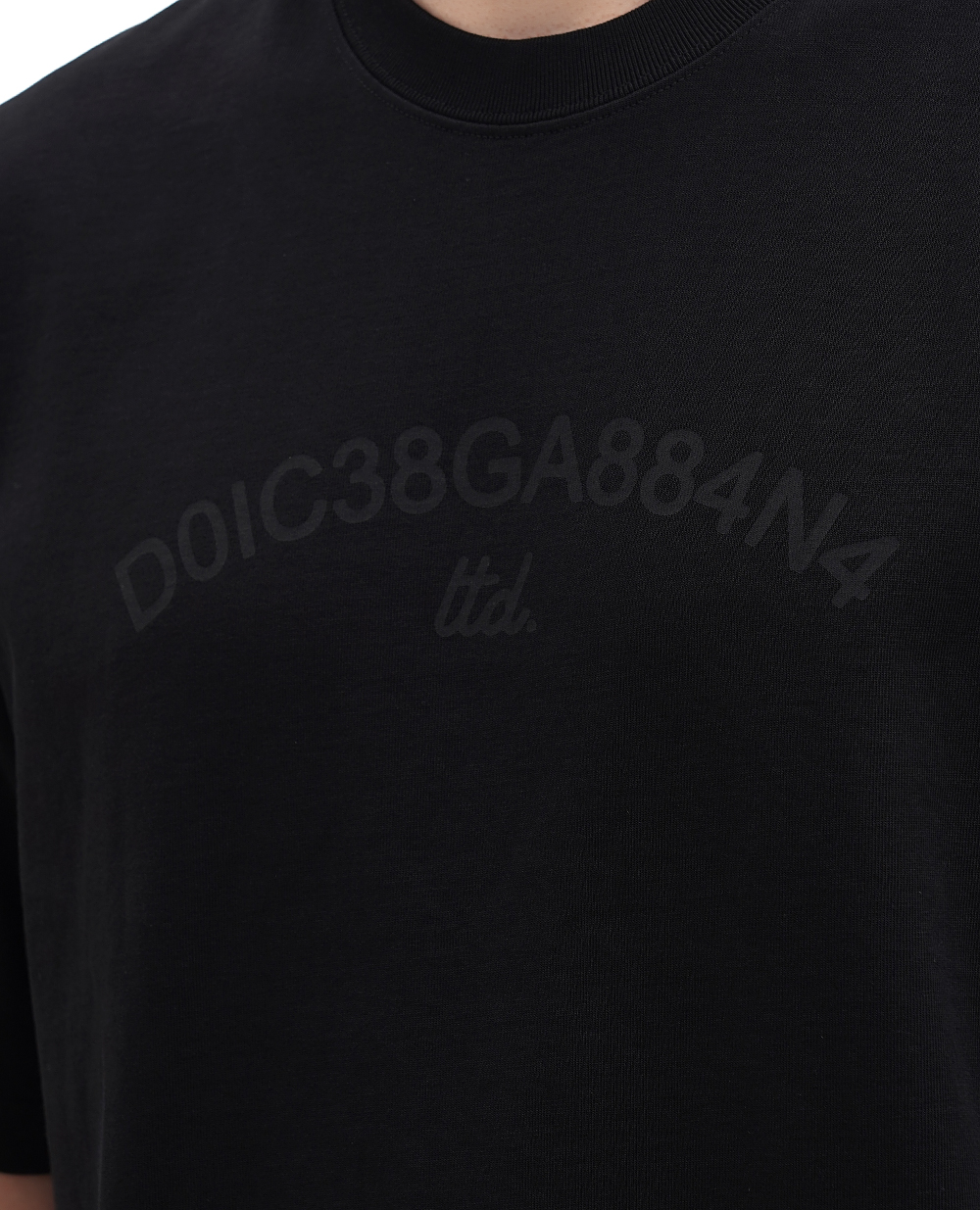Футболка Dolce&Gabbana G8PN9T-G7M3K, черный цвет • Купить в интернет-магазине Kameron