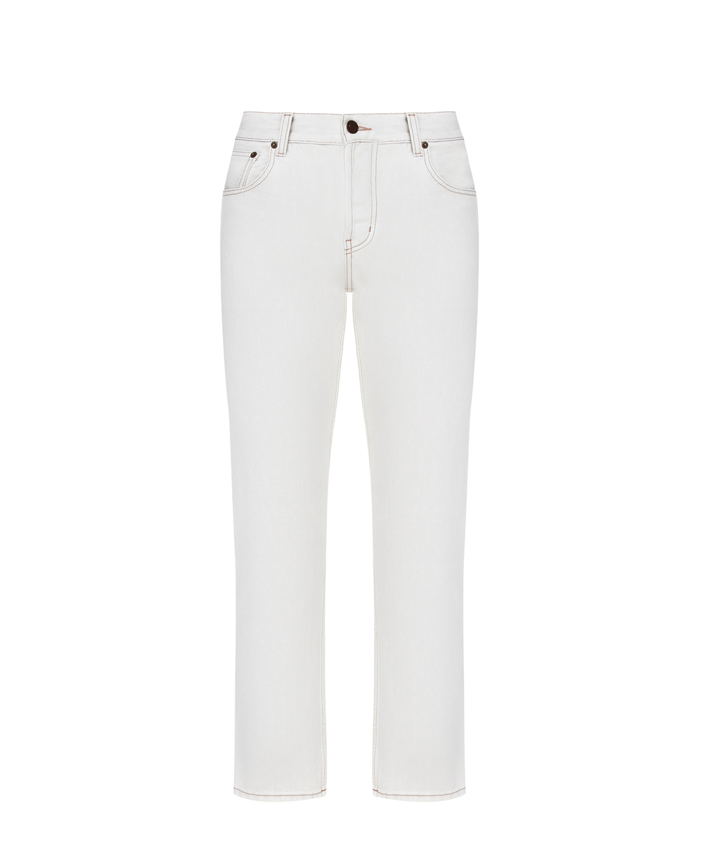 Джинси Saint Laurent 648437-Y01KB, білий колір • Купити в інтернет-магазині Kameron