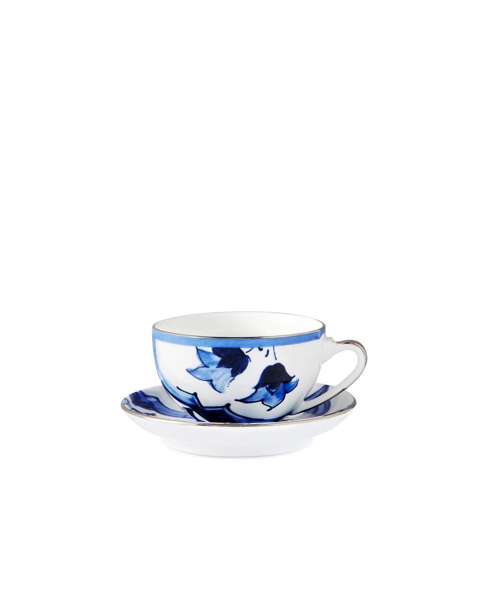 Чайна чашка з блюдцем з порцеляни Dolce&Gabbana TC0102-TCA38, синій колір • Купити в інтернет-магазині Kameron