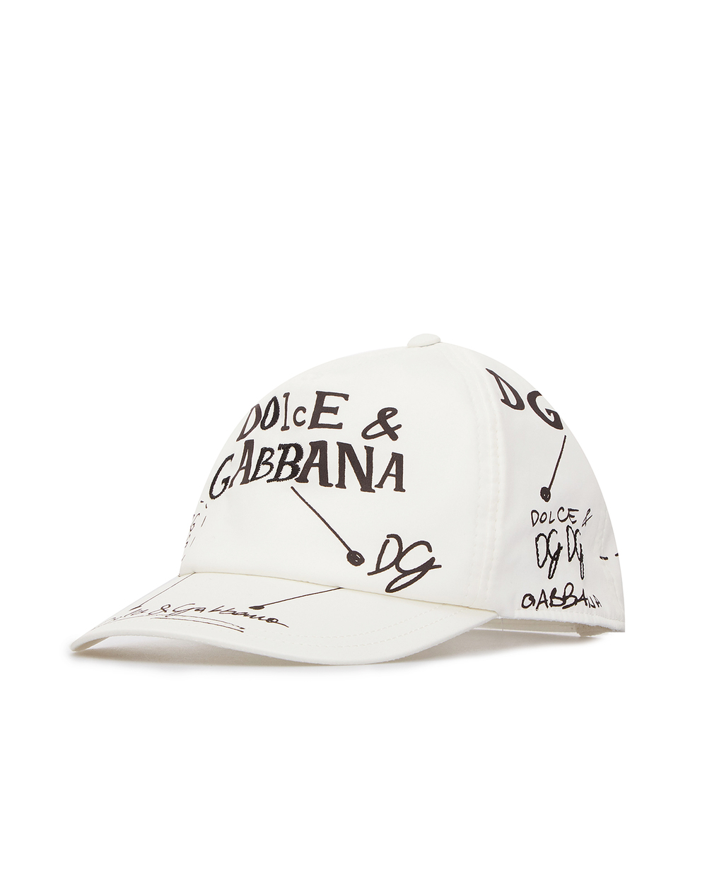 Бейсболка Dolce&Gabbana LB4H87-G7XCQ, білий колір • Купити в інтернет-магазині Kameron