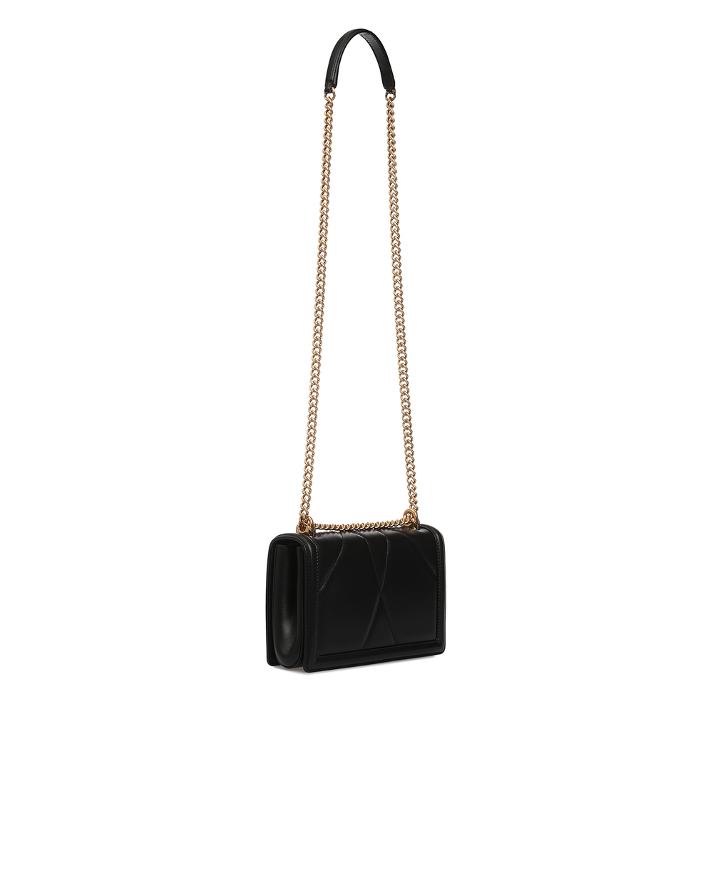 Кожаная сумка Devotion Medium Dolce&Gabbana BB6652-AV967, черный цвет • Купить в интернет-магазине Kameron