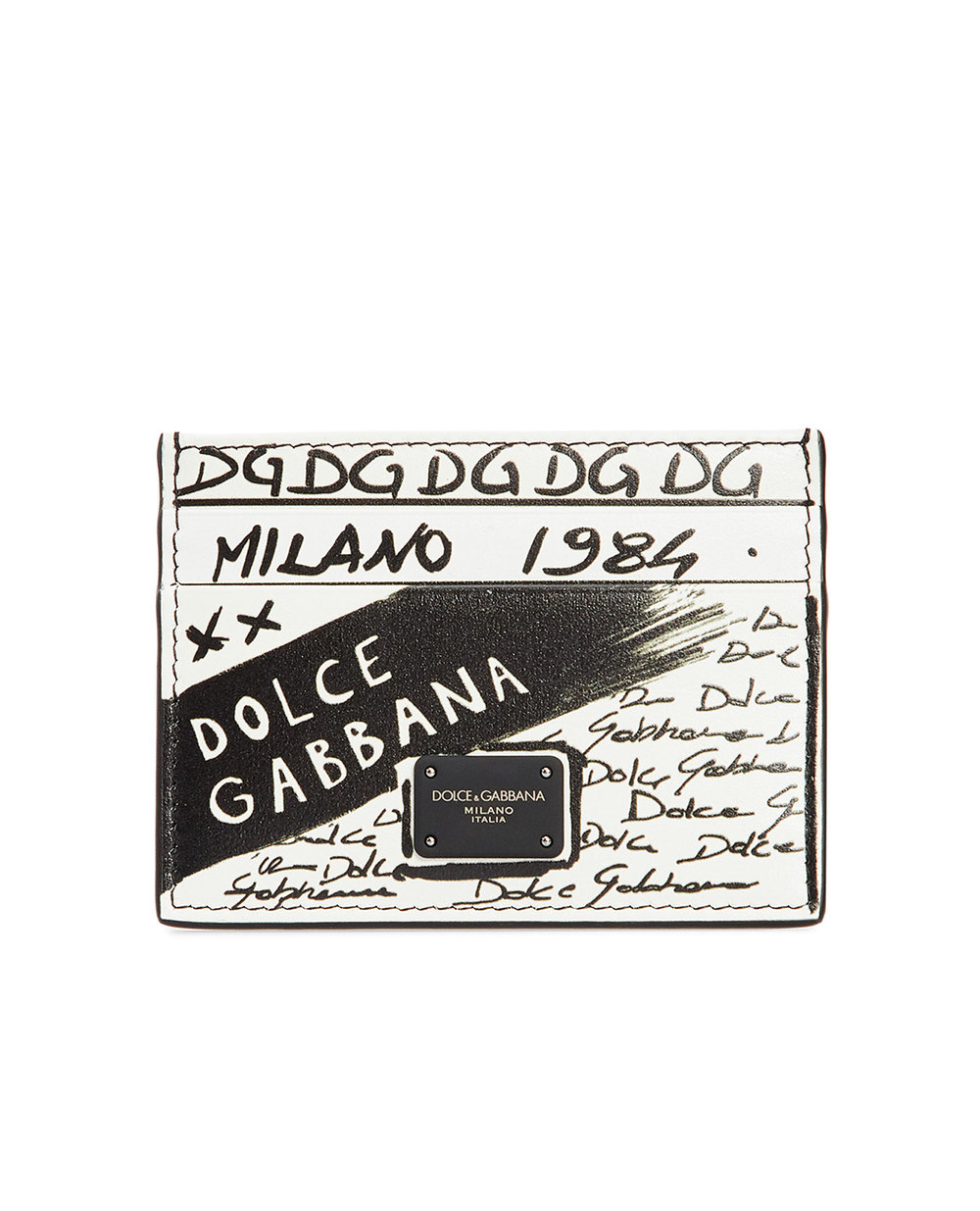 Шкіряна візитниця Dolce&Gabbana BP0330-AQ276, білий колір • Купити в інтернет-магазині Kameron