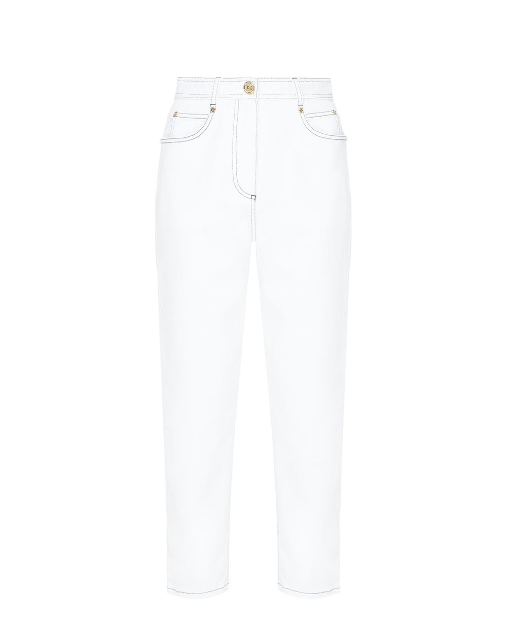 Джинси Balmain VF15700D087, білий колір • Купити в інтернет-магазині Kameron