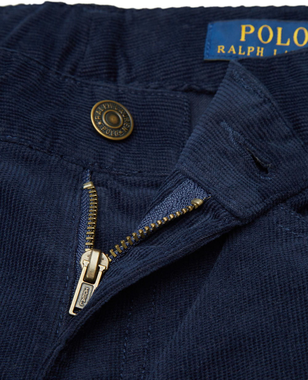 Вельветові штани Polo Ralph Lauren Kids 321798367003, синій колір • Купити в інтернет-магазині Kameron