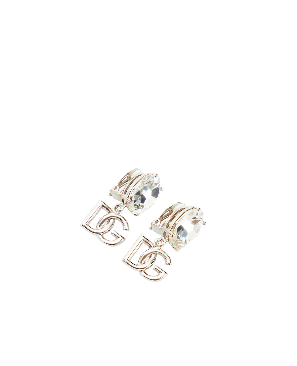 Клипсы Dolce&Gabbana WEO2N2-W1111, серебряный цвет • Купить в интернет-магазине Kameron
