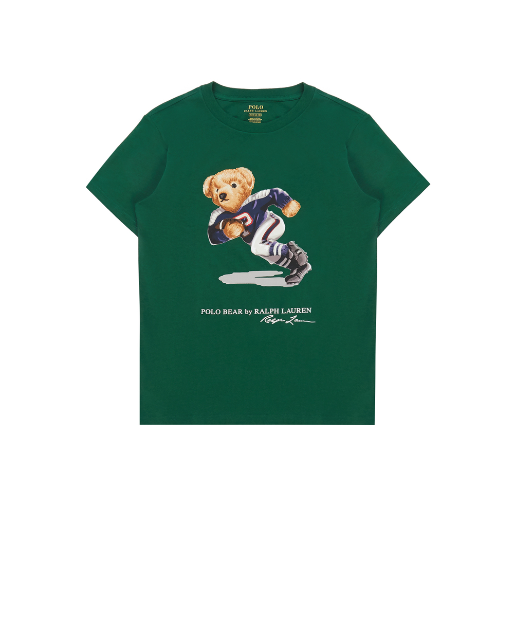 Футболка Polo Ralph Lauren Kids 323799045003, зеленый цвет • Купить в интернет-магазине Kameron