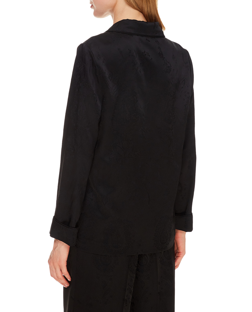 Верх от пижамы Saint Laurent 652293-Y234T, черный цвет • Купить в интернет-магазине Kameron